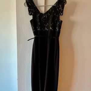Black halo dress